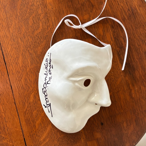 Vintage Signed Phantom of the Opera Mask - Picture 1 of 4